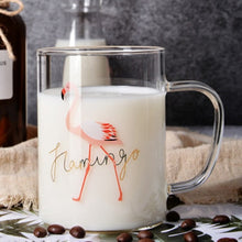 Load image into Gallery viewer, 450ml Creative Glass Coffee Milk Mug Good Morning Breakfast Cup Cocktail Mugs For Gift