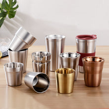 Load image into Gallery viewer, Double Wall 304Stainless Steel Cups Mug Coffee Milk Thermal Cup Electric Lazy Double Cup Bar Party Metal Cold Beer Gift Fashion