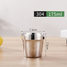 Load image into Gallery viewer, Double Wall 304Stainless Steel Cups Mug Coffee Milk Thermal Cup Electric Lazy Double Cup Bar Party Metal Cold Beer Gift Fashion