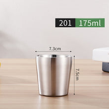 Load image into Gallery viewer, Double Wall 304Stainless Steel Cups Mug Coffee Milk Thermal Cup Electric Lazy Double Cup Bar Party Metal Cold Beer Gift Fashion