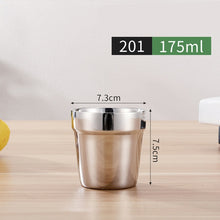 Load image into Gallery viewer, Double Wall 304Stainless Steel Cups Mug Coffee Milk Thermal Cup Electric Lazy Double Cup Bar Party Metal Cold Beer Gift Fashion