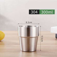 Load image into Gallery viewer, Double Wall 304Stainless Steel Cups Mug Coffee Milk Thermal Cup Electric Lazy Double Cup Bar Party Metal Cold Beer Gift Fashion