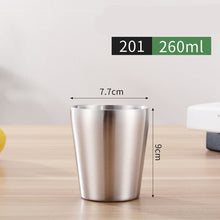 Load image into Gallery viewer, Double Wall 304Stainless Steel Cups Mug Coffee Milk Thermal Cup Electric Lazy Double Cup Bar Party Metal Cold Beer Gift Fashion