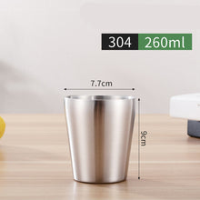 Load image into Gallery viewer, Double Wall 304Stainless Steel Cups Mug Coffee Milk Thermal Cup Electric Lazy Double Cup Bar Party Metal Cold Beer Gift Fashion