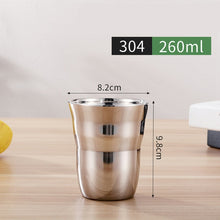 Load image into Gallery viewer, Double Wall 304Stainless Steel Cups Mug Coffee Milk Thermal Cup Electric Lazy Double Cup Bar Party Metal Cold Beer Gift Fashion