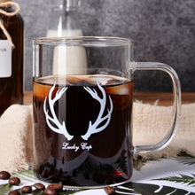 Load image into Gallery viewer, 450ml Creative Glass Coffee Milk Mug Good Morning Breakfast Cup Cocktail Mugs For Gift
